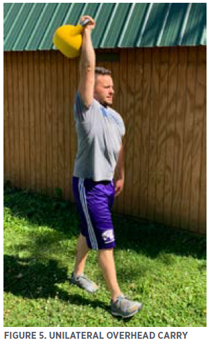 Figure 5. Unilateral Overhead Carry