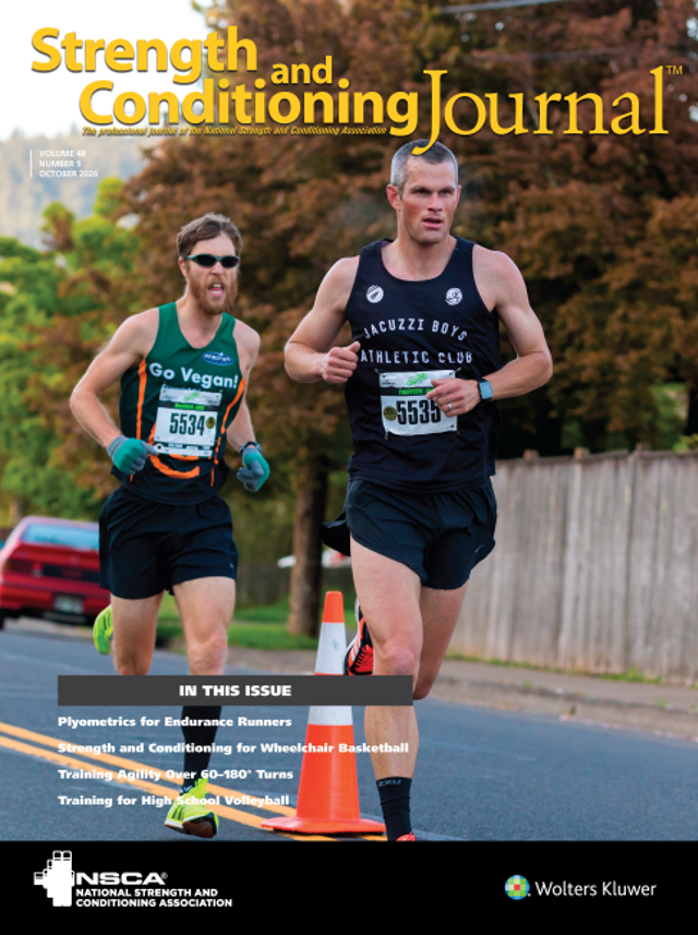 Strength and Conditioning Journal