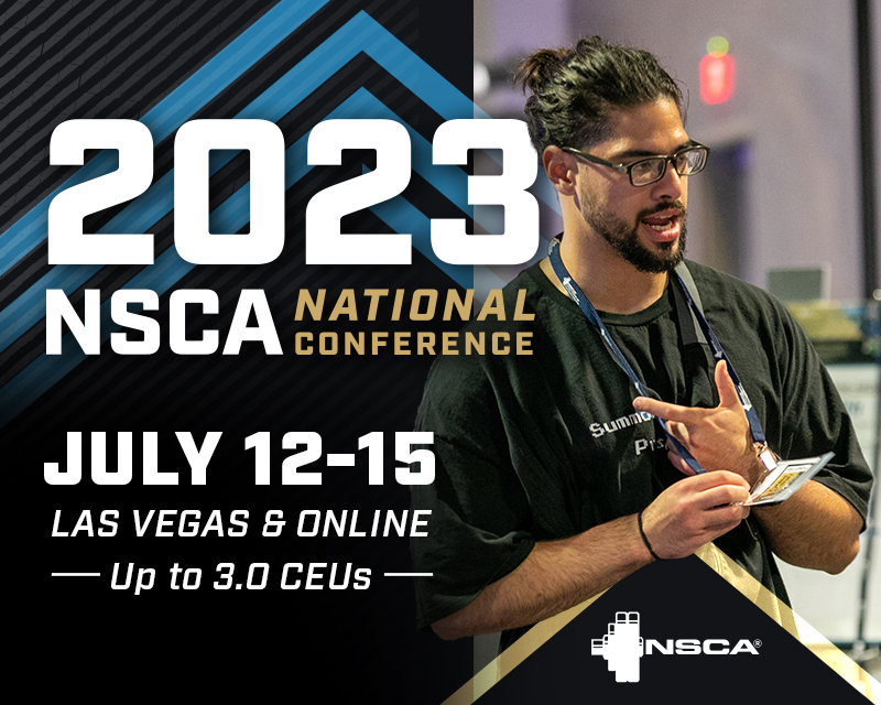 2023 NSCA National Conference